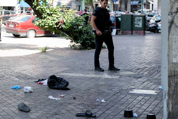 Βίντεο-ντοκουμέντο: Ο δράστης τρέχει να διαφύγει μετά τους πυροβολισμούς στην πλατεία Βάθη