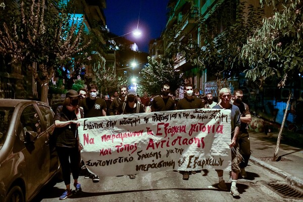 Επεισόδια στα Εξάρχεια- Για την κατασκευή του Μετρό