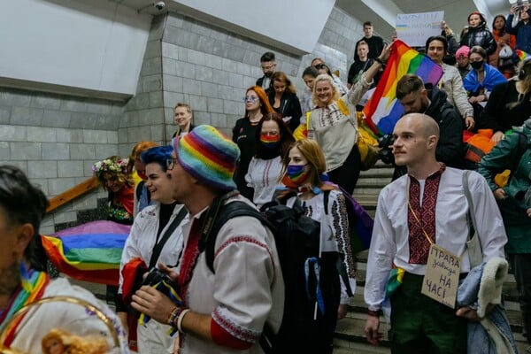 Ουκρανία: Ένα διαφορετικό Pride στο Χάρκοβο- Έγινε μέσα στο μετρό