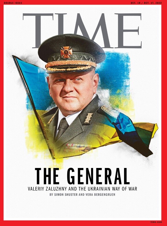 Βαλερί Ζαλούζνι: Εξώφυλλο στο TIME ο στρατηγός της ουκρανικής αντεπίθεσης εναντίον της Ρωσίας