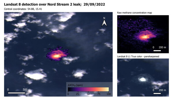 Διαρροές Nord Stream: Εικόνες από δορυφόρο αποτυπώνουν το μέγεθος της καταστροφής