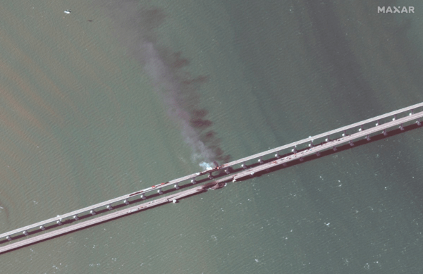 Κριμαία: Δορυφορικές εικόνες δείχνουν το μέγεθος της καταστροφής, μετά την έκρηξη στη γέφυρα