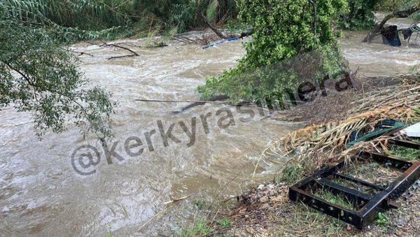 Κακοκαιρία στην Κέρκυρα: Πλημμύρες και κατολισθήσεις λόγω βροχόπτωσης
