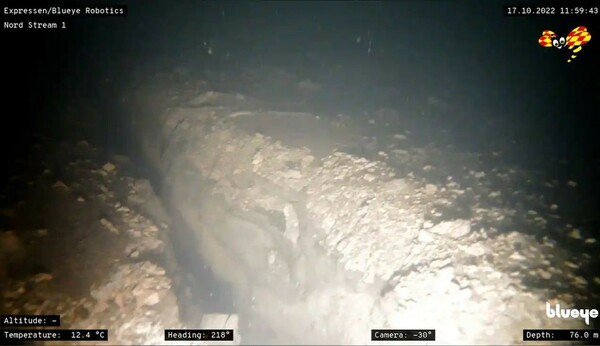 Nord Stream: Οι πρώτες υποβρύχιες εικόνες μετά τις εκρήξεις στον αγωγό φυσικού αερίου 