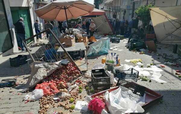 Καλαμπάκα: Σκηνές πανικού σε λαϊκή αγορά - Οδηγός παρέσυρε τρία άτομα, μεταξύ αυτών τη γυναίκα του