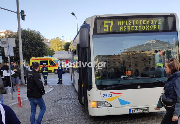 Λεωφορείο του ΟΑΣΘ παρέσυρε 34χρονη στο κέντρο της Θεσσαλονίκης