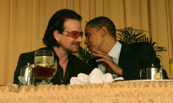 Ο Bono με τον Ομπάμα
