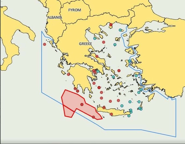 Νέα Navtex για τους υδρογονάνθρακες σε Κρήτη και Πελοπόννησο - Διευρύνεται το πεδίο ερευνών 