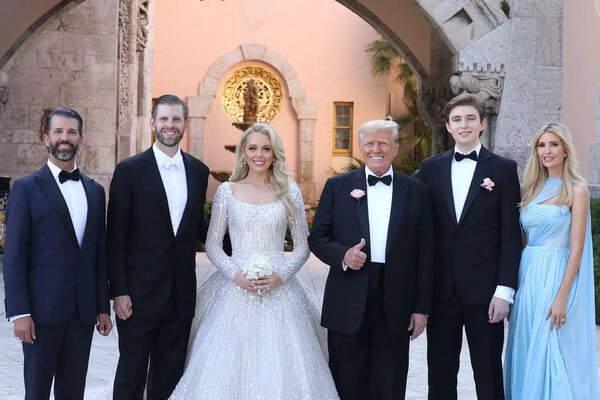 Tiffany Trump Marries Michael Boulos at Mar-a-Lago as Her Dad Donald Trump Prepares to Announce 2024 Run