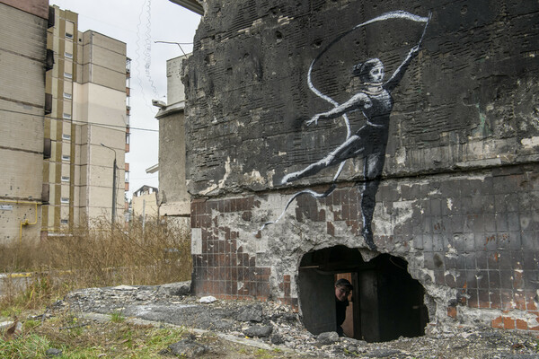 Banksy confirms seven new murals in Ukraine