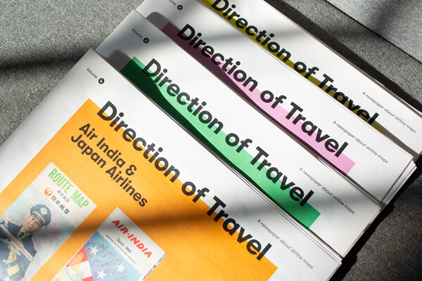 Direction of Travel: Μία έκδοση-ταξίδι στο χρόνο αφιερωμένη στους vintage αεροπορικούς χάρτες