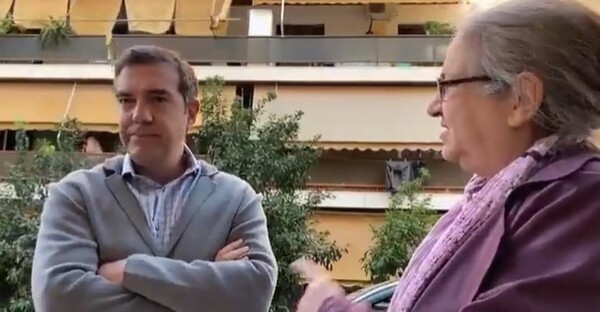 Στο σπίτι της Ιωάννας Κολοβού ο Αλέξης Τσίπρας μετά τη βίαιη έξωση