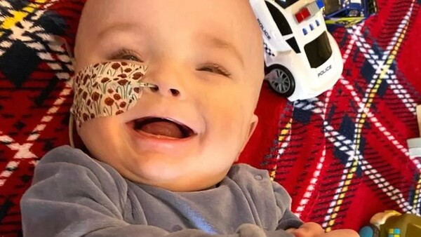 Baby given one day to live reaches first birthday