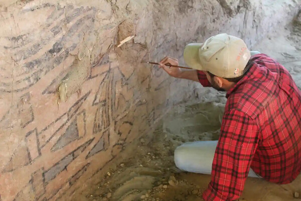 Περού: Φοιτητές ανακάλυψαν χαμένη αρχαία τοιχογραφία 30 μέτρων