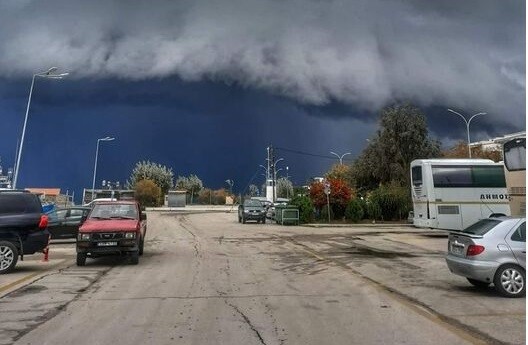 Shelf cloud πάνω από την Σαμοθράκη- Δείτε την εντυπωσιακή φωτογραφία