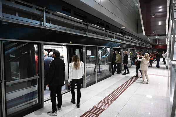 Μετρό Θεσσαλονίκης: Φωτορεπορτάζ από τον σταθμό «Παπάφη» που άνοιξε σήμερα για επίσκεψη από το κοινό 
