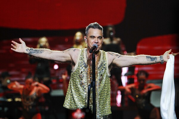 O Robbie Williams στο Rockwave τον Ιούλιο του 2023