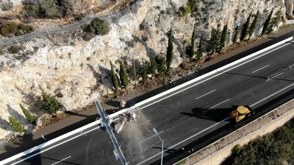 Εισαγγελική παρέμβαση για την κατολίσθηση στην εθνική οδό Αθηνών-Κορίνθου