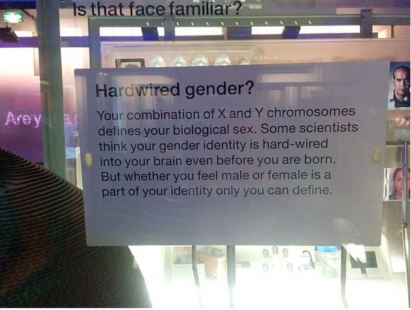 Βαρόνη διαμαρτυρήθηκε για trans-inclusive έκθεση στο Μουσείο Επιστημών (και την κατέβασαν)