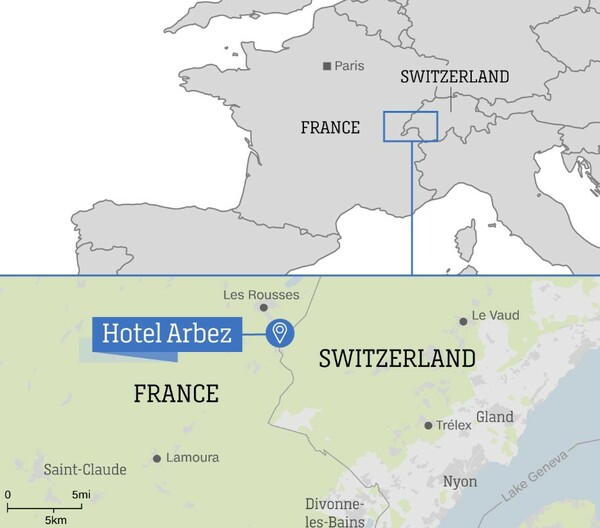 Το ξενοδοχείο στο οποίο μπορείς να κοιμηθείς σε δύο διαφορετικές χώρες ταυτόχρονα