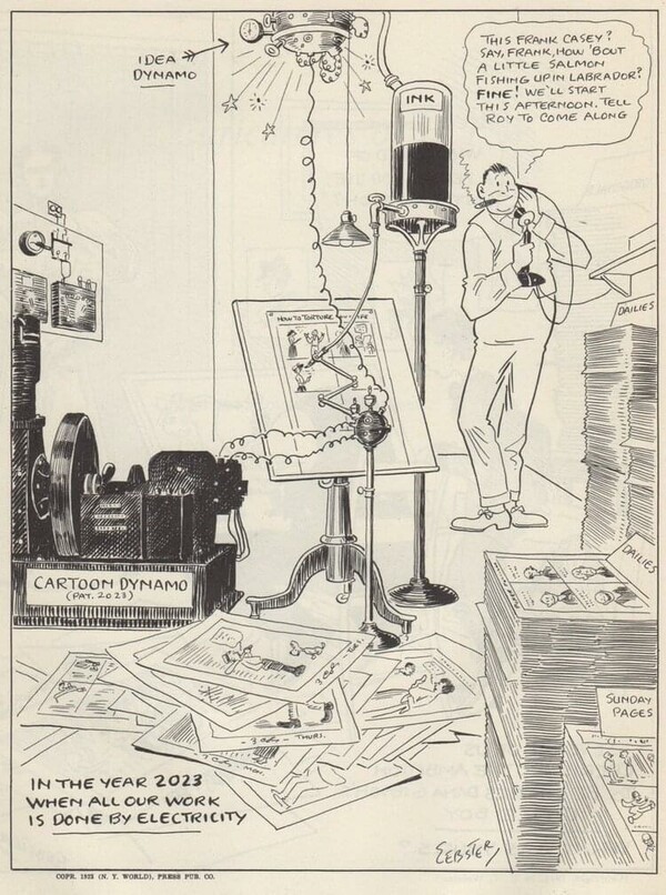 Το κόμικ του 1923 που «προέβλεψε» την άνοδο του AI το 2023