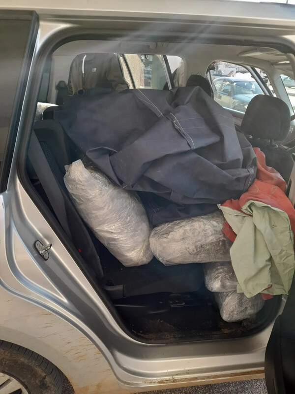 Θεσπρωτία: Είχε 126 κιλά ακατέργαστης κάνναβης στο αυτοκίνητό του - Συνελήφθη 60χρονος