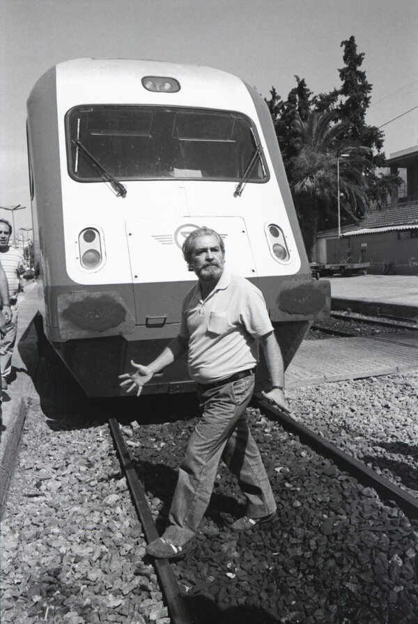 Σταθμός Λαρίσης, 1990. Απεργία κατά της προσπάθειας ιδιωτικοποίησης του ΟΣΕ.