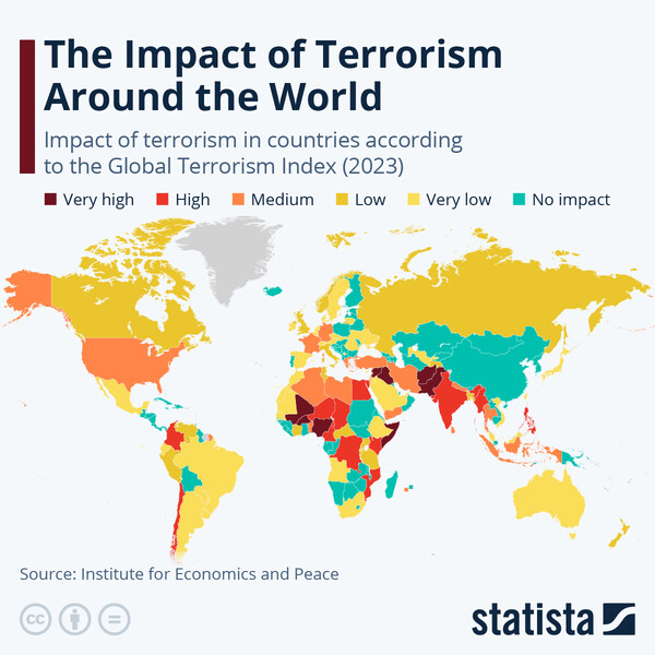 Νέα μελέτη: Ο αντίκτυπος της τρομοκρατίας σε όλο τον κόσμο