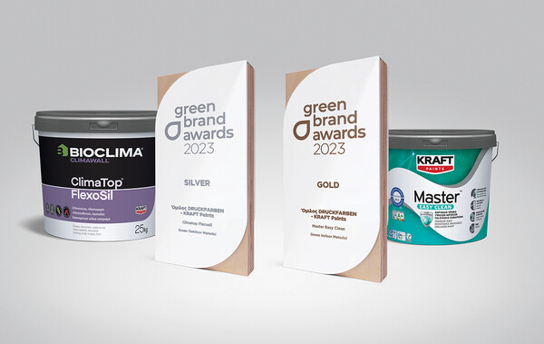 Βραβεύσεις για την KRAFT Paints και BIOCLIMA στα Green Brand Awards 2023