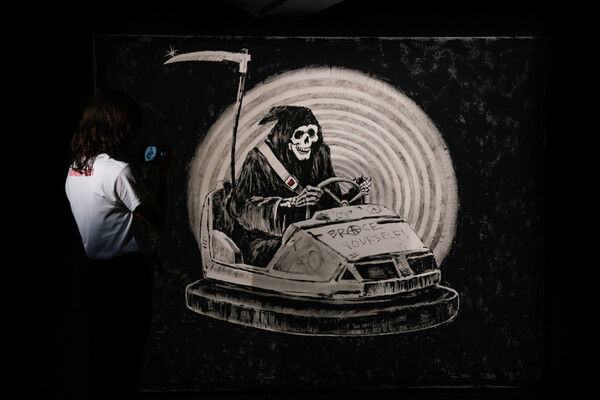 Banksy artwork Brace Yourself! sells for over $2m at auction in US