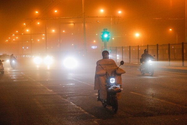 Aμμοθύελλα στο Πεκίνο για τέταρτη φορά μέσα σε ένα μήνα