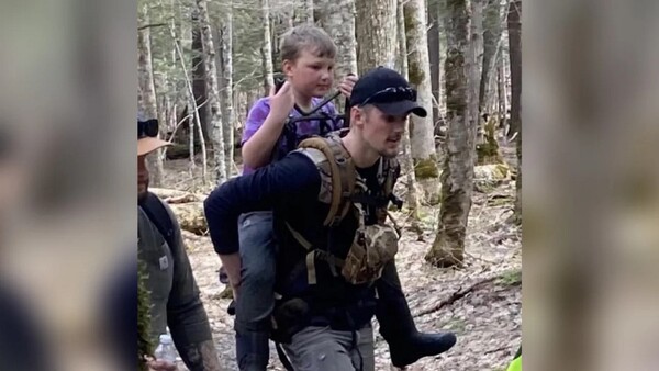 8-year-old boy rescued in Michigan state park survived for 2 days by eating snow and sheltering under a log, police say