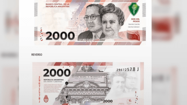 Αργεντινή: Κυκλοφόρησε το νέο χαρτονόμισμα των 2.000 πέσος- Συνεχής υποτίμηση του εθνικού νομίσματος