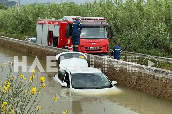 Ηλεία: Αυτοκίνητο με τέσσερις επιβαίνουσες έπεσε στον Αλφειό 