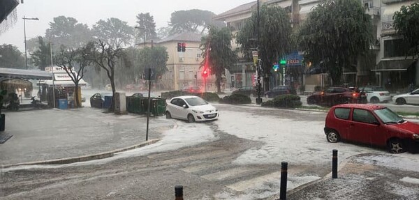 Σφοδρή χαλαζόπτωση στα Ιωάννινα - Προβλήματα και καταστροφές σε καλλιέργειες