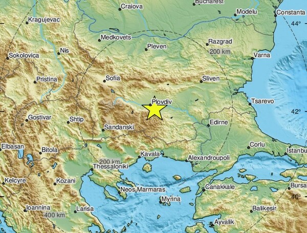 Ισχυρός σεισμός στη Βουλγαρία - Αισθητός σε αρκετές περιοχές στην Ελλάδα