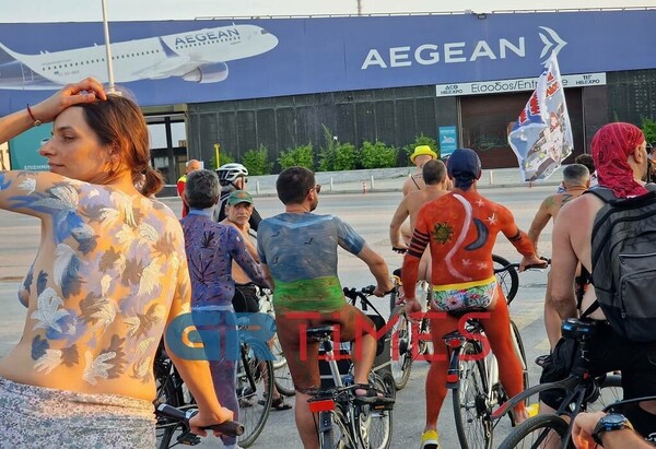 Θεσσαλονίκη: «Ποδήλατα στην πόλη για να χωράμε όλοι»- Η 16η γυμνή ποδηλατοδρομία