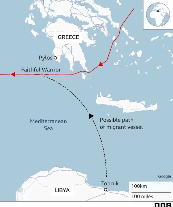 BBC για ναυάγιο στην Πύλο: «Πίεσαν επιζώντες να υποδείξουν τους Αιγύπτιους ως διακινητές»