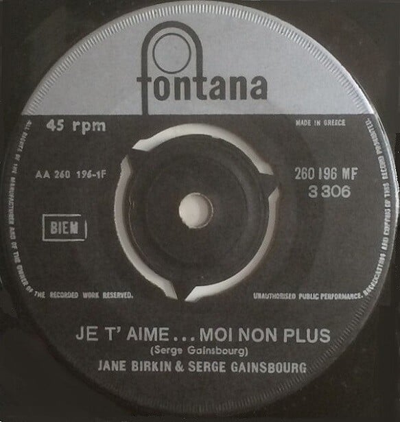Το θρυλικό “Je t'aime... moi non plus” (1969) της Jane Birkin και του Serge Gainsbourg στην Ελλάδα της εποχής