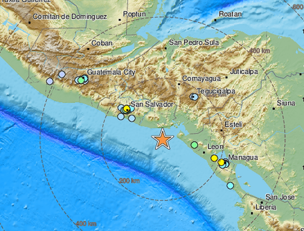 Σεισμός 6,5 Ρίχτερ στο Ελ Σαλβαδόρ
