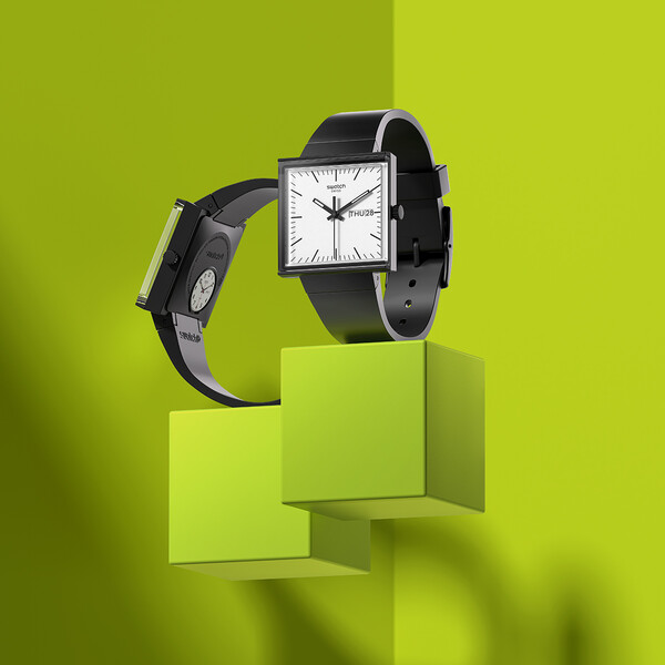 Η Swatch γίνεται τετραγωνη με τη νέα συλλογή Bioceramic What If?