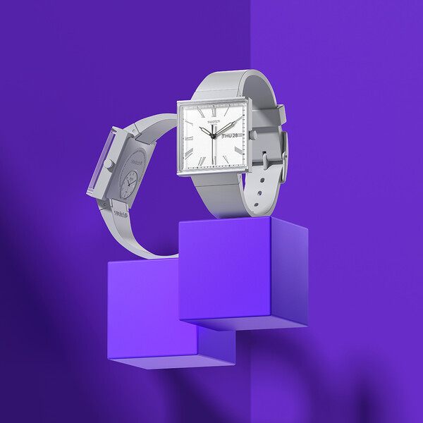 Η Swatch γίνεται τετραγωνη με τη νέα συλλογή Bioceramic What If?