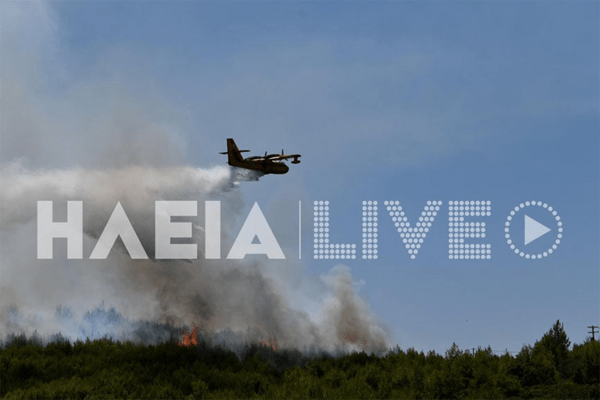Φωτιές στην Ηλεία: Μήνυμα από το 112 για εκκένωση οικισμών