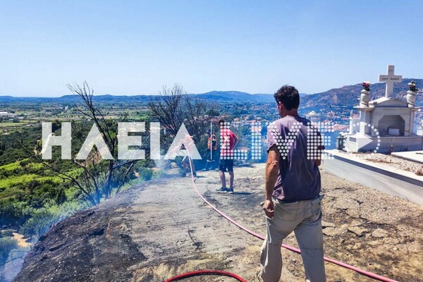 Νέα φωτιά τώρα στην Ηλεία