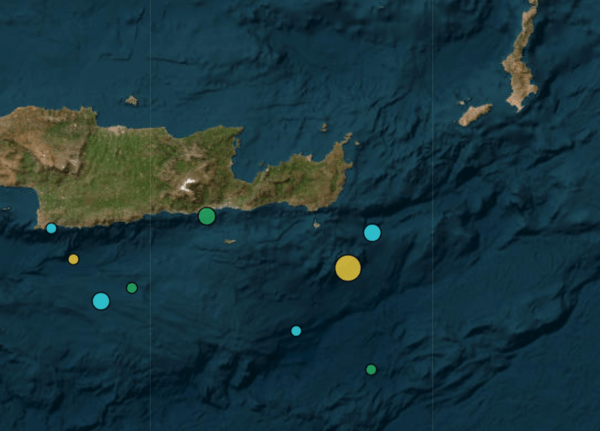 Σεισμός 4,2 Ρίχτερ ανοιχτά της Κρήτης	