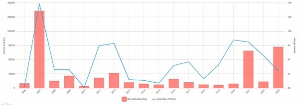 Δασικές πυρκαγιές: Τα αρνητικά ρεκόρ σπάνε το ένα μετά το άλλο