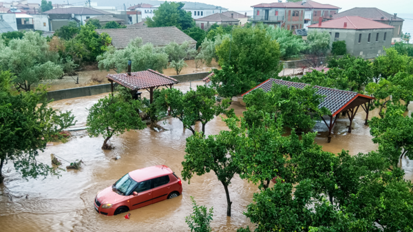 Κακοκαιρία Daniel: 516 χιλιοστά βροχής έπεσαν στη Ζαγορά Πηλίου