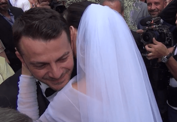 Γιώργος Αγγελόπουλος: Οι πρώτες εικόνες από τον γάμου του με την Δήμητρα Βαμβακούση