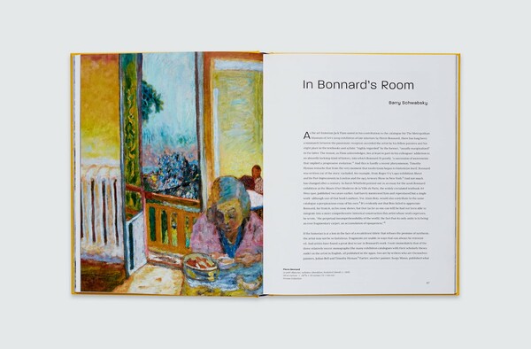 Pierre Bonnard. The experience of seeing.