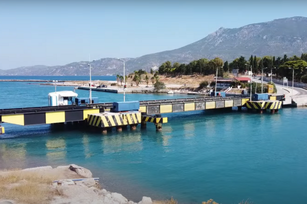 Ισθμός της Κορίνθου: Προσωρινή διακοπή λειτουργίας στη βυθιζόμενη γέφυρα της Ποσειδωνίας